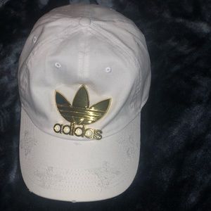 Adidas hat with Gold Emblem